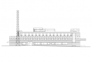 Výrobní budova Era - Severní pohled - foto: Bíza architekti