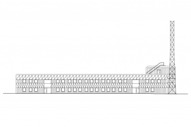 Výrobní budova Era - Východní pohled - foto: Bíza architekti