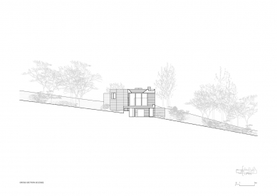 Frame House - Cross-section - foto: Pedro Domingos, Arquitectos