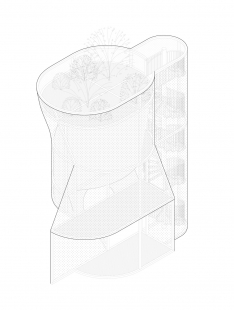 Breathe MINI residential unit - <translation>Axonometry</translation> - foto: SO-IL