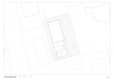 Dům s kočičí promenádou - Situace - foto: OFIS arhitketi