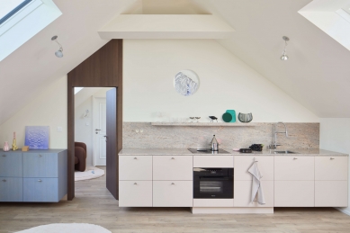 Podkrovní byt v Nuslích - foto: Radek Šrettr Úlehla