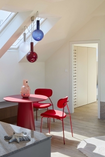 Podkrovní byt v Nuslích - foto: Radek Šrettr Úlehla