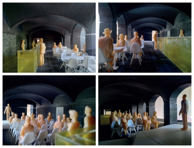 Kavárna Emil v Galerii města Bratislavy - Fotografie modelu - foto: n-1