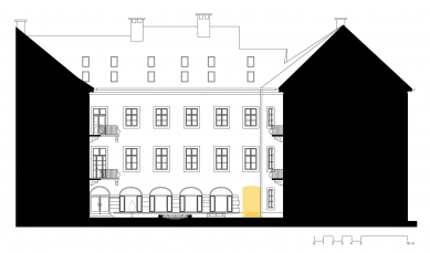 Kavárna Emil v Galerii města Bratislavy - Pohled - původní stav - foto: n-1
