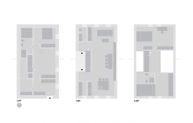 Horská chalupa na Kukačkách - Půdorysy - foto: edit!