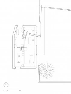 Dům v Badenu u Vídně - Půdorys přízemí - foto: Balissat Kaçani