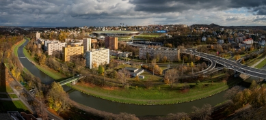 Nové Bazaly - 2. místo v soutěži - Vizualizace - foto: Patricia Bagienski-Grandits