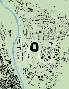 Nové Bazaly - 2. místo v soutěži - Schwarzplan - foto: querkraft architekten