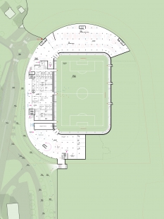 Nové Bazaly - 2. místo v soutěži - Level 0 - foto: querkraft architekten