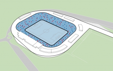 Nové Bazaly - 2. místo v soutěži - foto: querkraft architekten