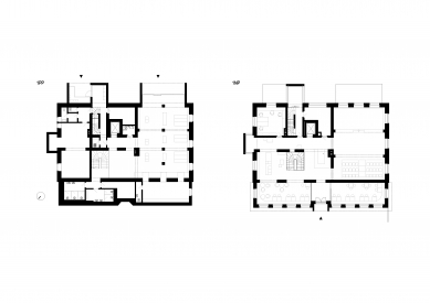 Centrum Hořec - Půdorysy 1PP a 1NP