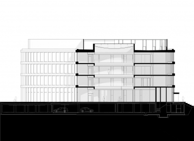 Sídlo spoločnosti Innovatrics - Řez - foto: A.M. architects