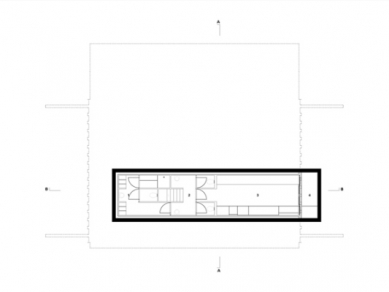 Á Margem bar - Půdorys suterénu