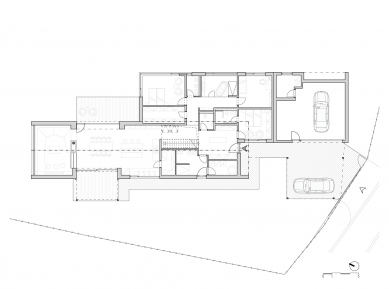 Chaletkru - Floor plan 1st floor - foto: ArchPOLAK