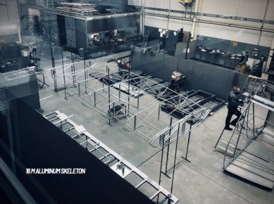 Blueriot - Fotografie z průběhu realizace - foto: CISARSTUDIO