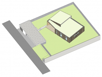 Family House Horná Mičiná - Axonometry - foto: Tornyos Architects