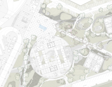 Křižanova sawmill - winning project - Situation - foto: MACH, ARAMÉ studio