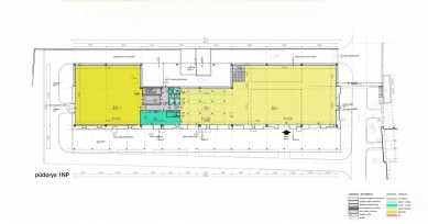 Castle Jirny – reconstruction of the castle sheepfold - Floor plan 1st floor