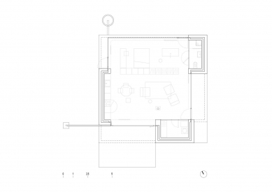 Dům na okraji pláně - Půdorys - foto: Skupaj arhitekti
