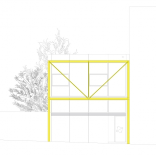 Dům Collumpio - Uliční pohled - foto: MACH