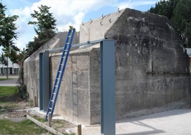 Tea House Bunker - From the course of the construction of the pavilion - foto: © UN Studio