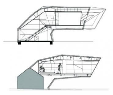 Tea House Bunker - <translation>Sections</translation> - foto: © UN Studio