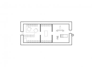 Černý horský dům - Půdorys 3.np - foto: Van Stajpen Architecture