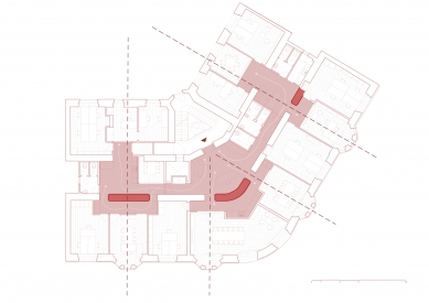 Palác Akropolis Offices - Floor plan - foto: Marco Maio Architects