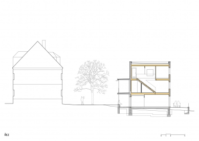 Apartment building Akcíz - <translation>Cut</translation> - foto: třiarchitekti