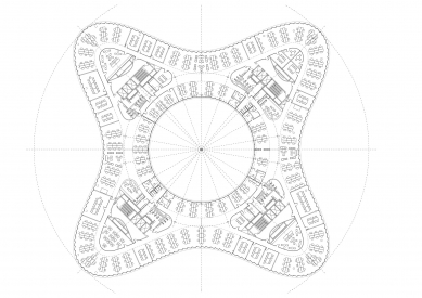 Organica - Půdorys typického podlaží - foto: Schindler Seko architekti