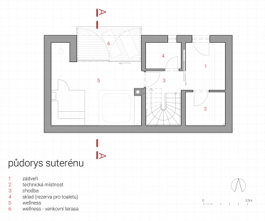 <Victoria Cottage in Mrklov> - Souterrain