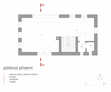 <Victoria Cottage in Mrklov> - Ground floor