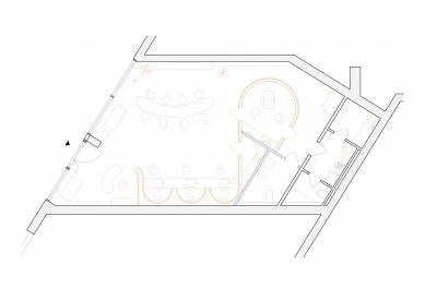 NailSpot - Floor plan - foto: Studio Plyš