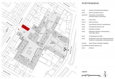 Atelierhaus Pfefferberg - Situace