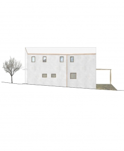 <html>Dům nad roklí</html> - <Northeast View> - foto: 1:1 architekti