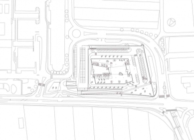 Autosalón Pappas v Salcburku - Situace - foto: kadawittfeldarchitektur