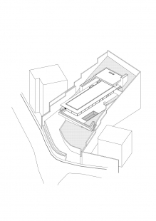 Dům A - Axonometrie - foto: L2C Arquitetura