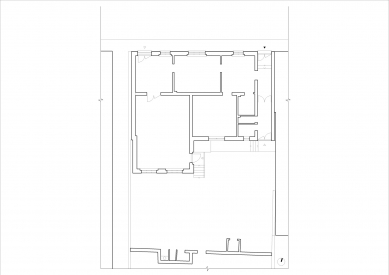 Children's Nursery Jasličkovo - Ground floor plan - original state