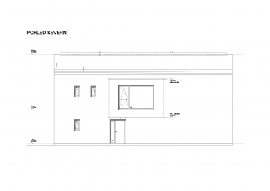 Rodinný dům Tisá - Severní pohled - foto: 2xpa