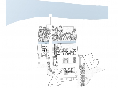 Žitný mlýn Boršov - Půdorys 1.np - foto: mar.s architects