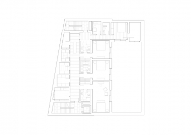 Soukromá rezidence v Kensingtonu - Půdorys 1.pp - foto: David Chipperfield Architects