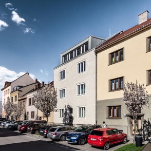 Reconstruction and extension of a terraced house in Brno - foto: Jakub Hanžl