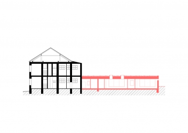 Addition to the Primary School in Veverské Knínice - <translation>Cut</translation> - foto: NEW WORK