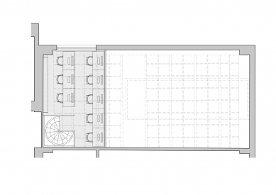 Photographic Studio SŠD in Lysá nad Labem - Floor plan 2nd floor - foto: SKARCH