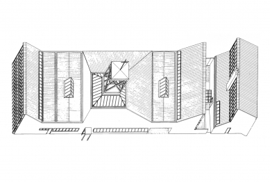 St. Vitalis Parish Centre - <translation>Axonometry</translation> - foto: Holzbauer und Partner 