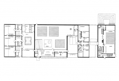 St. Vitalis Parish Centre - <translation>P floor plan</translation> - foto: Holzbauer und Partner 