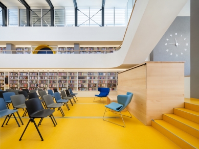 Knihovna města Olomouce, pobočka Kotelna - foto: Studio Flusser