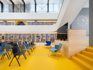 Knihovna města Olomouce, pobočka Kotelna - foto: Studio Flusser