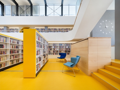 Knihovna města Olomouce, pobočka Kotelna - foto: Studio Flusser